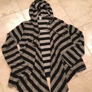 Black and grey sweater